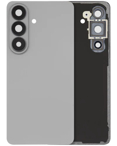 Back Cover Glass With Camera Lens For Samsung Galaxy S26 (Aftermarket Plus) (Silver Shadow)