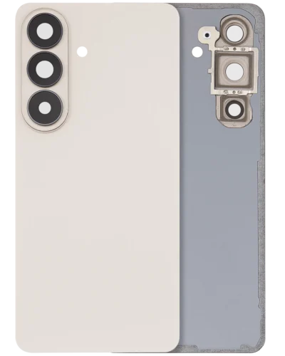 Back Cover Glass With Camera Lens For Samsung Galaxy S26 (Aftermarket Plus) (Pink Gold)
