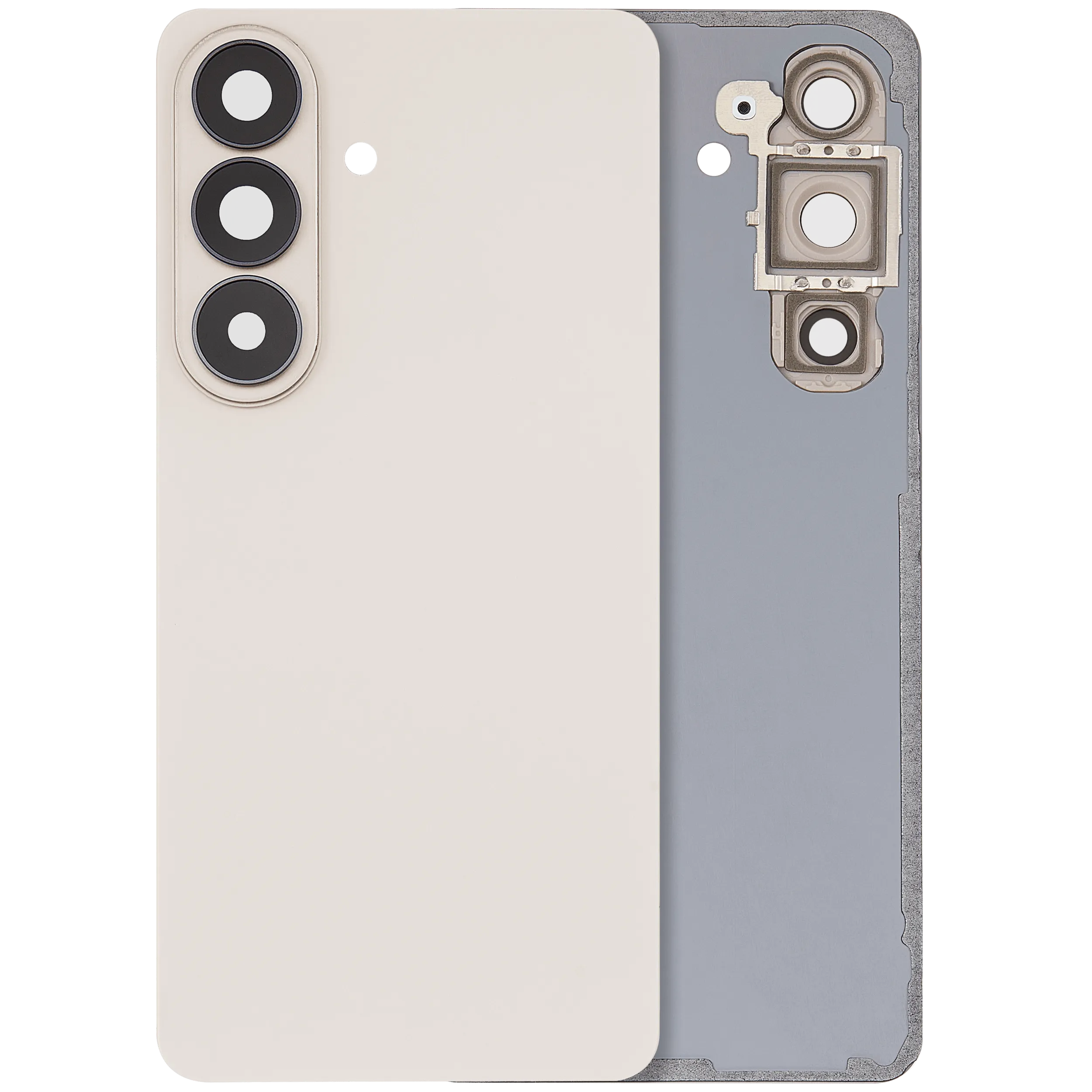 Back Cover Glass With Camera Lens For Samsung Galaxy S26 (Aftermarket Plus) (Pink Gold)