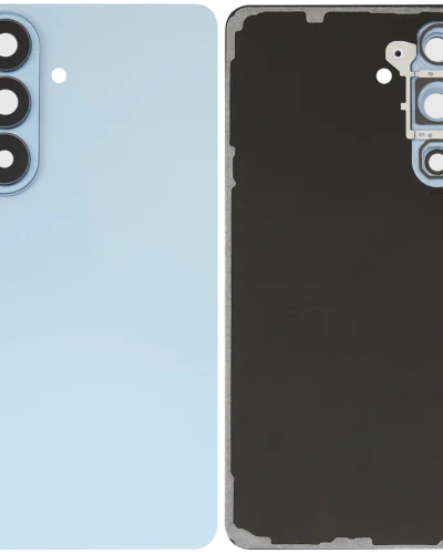 Back Cover Glass With Camera Lens For Samsung Galaxy S26 Plus (Aftermarket Plus) (Sky Blue)