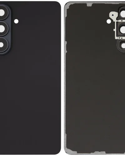 Back Cover Glass With Camera Lens For Samsung Galaxy S26 Plus (Aftermarket Plus) (Black)