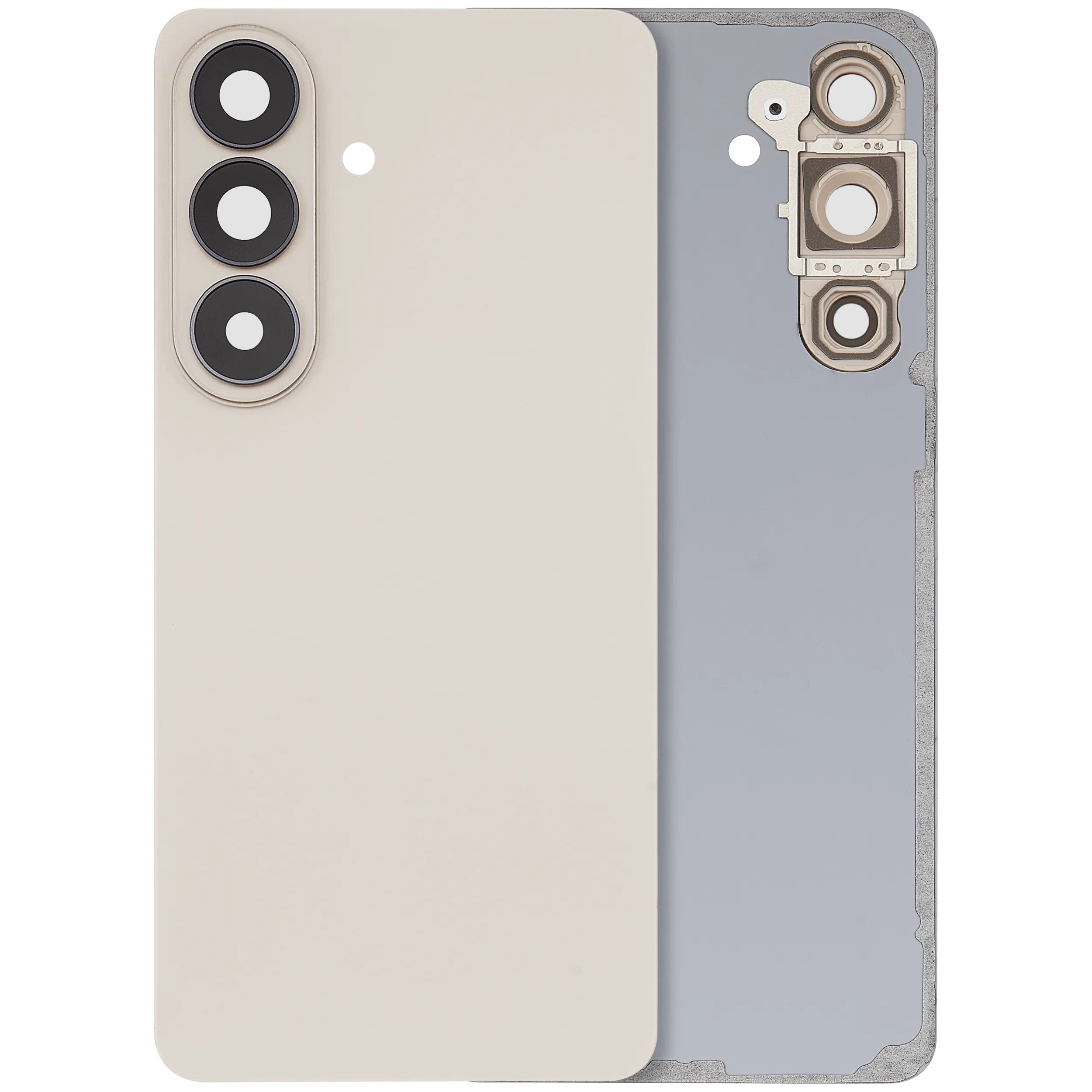 Back Cover Glass With Camera Lens For Samsung Galaxy S26 Plus (Aftermarket Plus) (Pink Gold) - Image 2