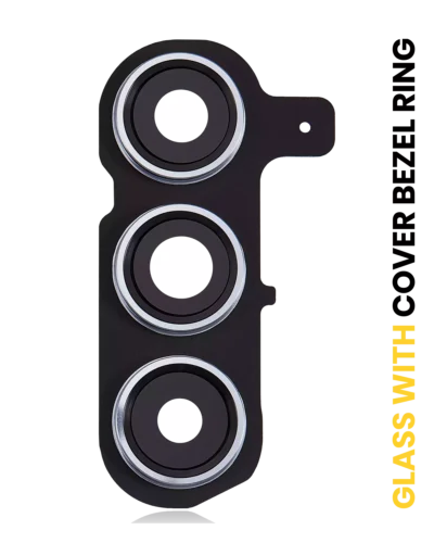 Back Camera Lens With Cover Bezel Ring For Samsung Galaxy S24 Plus 5G (Sapphire Blue)