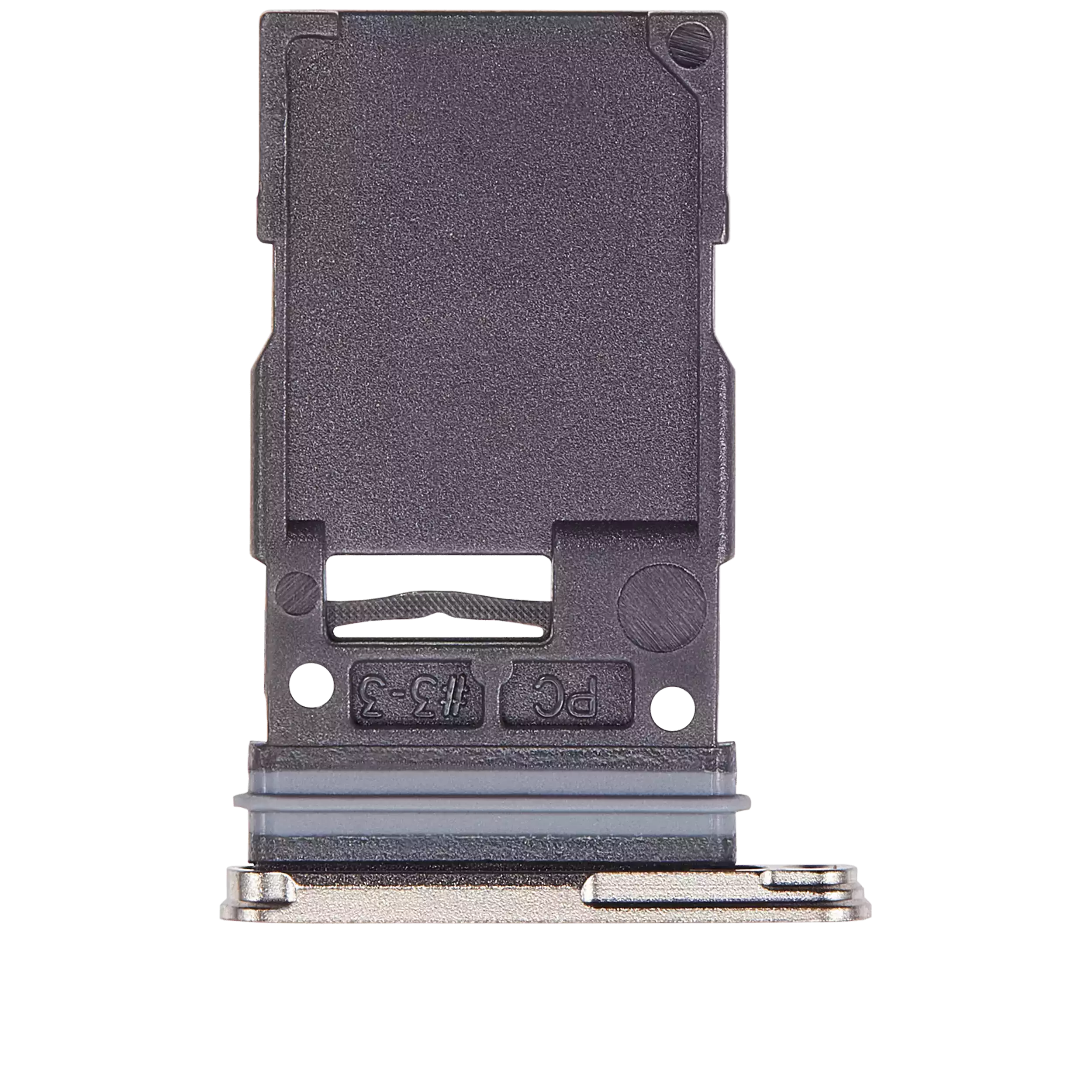 Single Sim Card Tray For Samsung Galaxy S24 Ultra 5G (Premium) (Titanium Gray) - Image 3