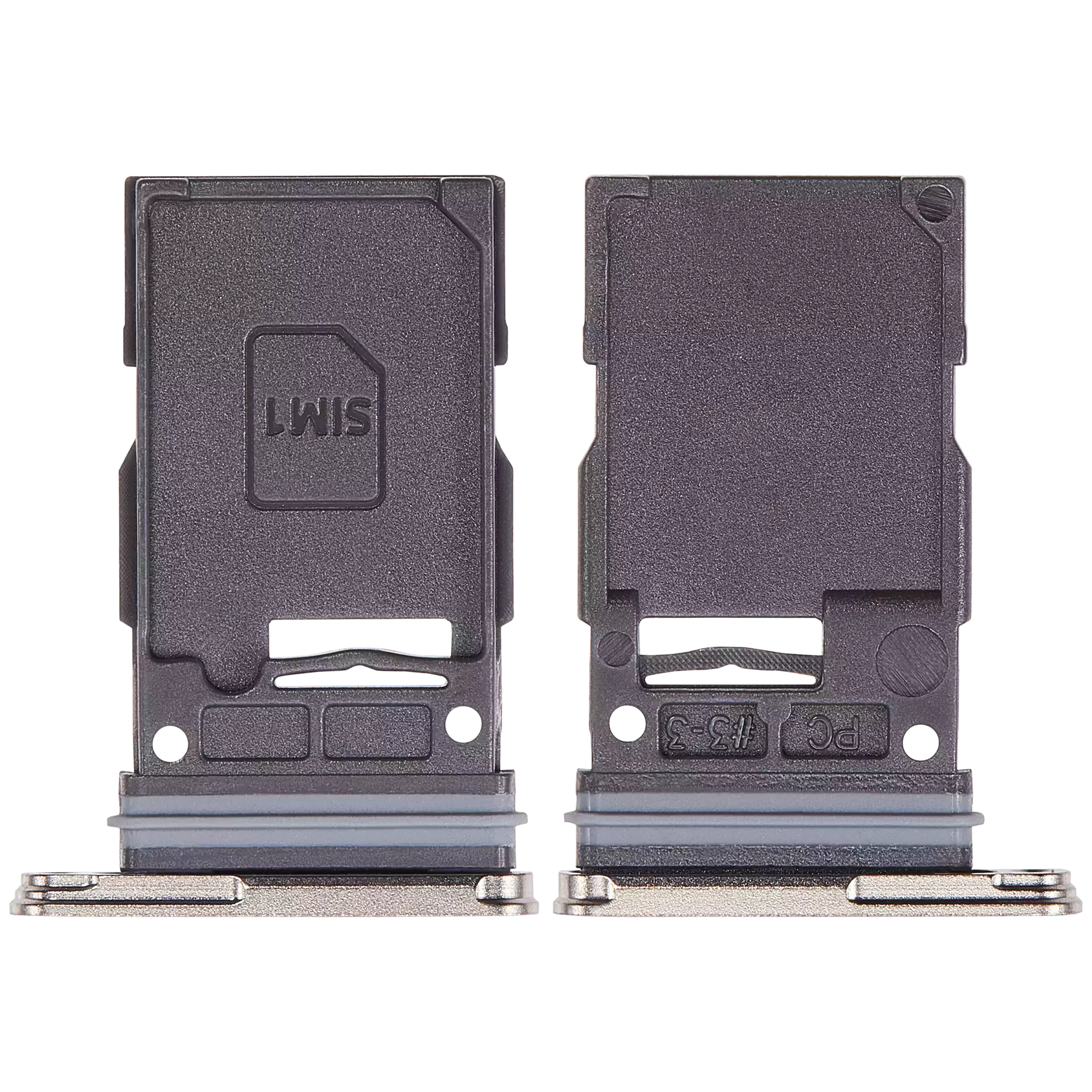Single Sim Card Tray For Samsung Galaxy S24 Ultra 5G (Premium) (Titanium Gray) - Image 2