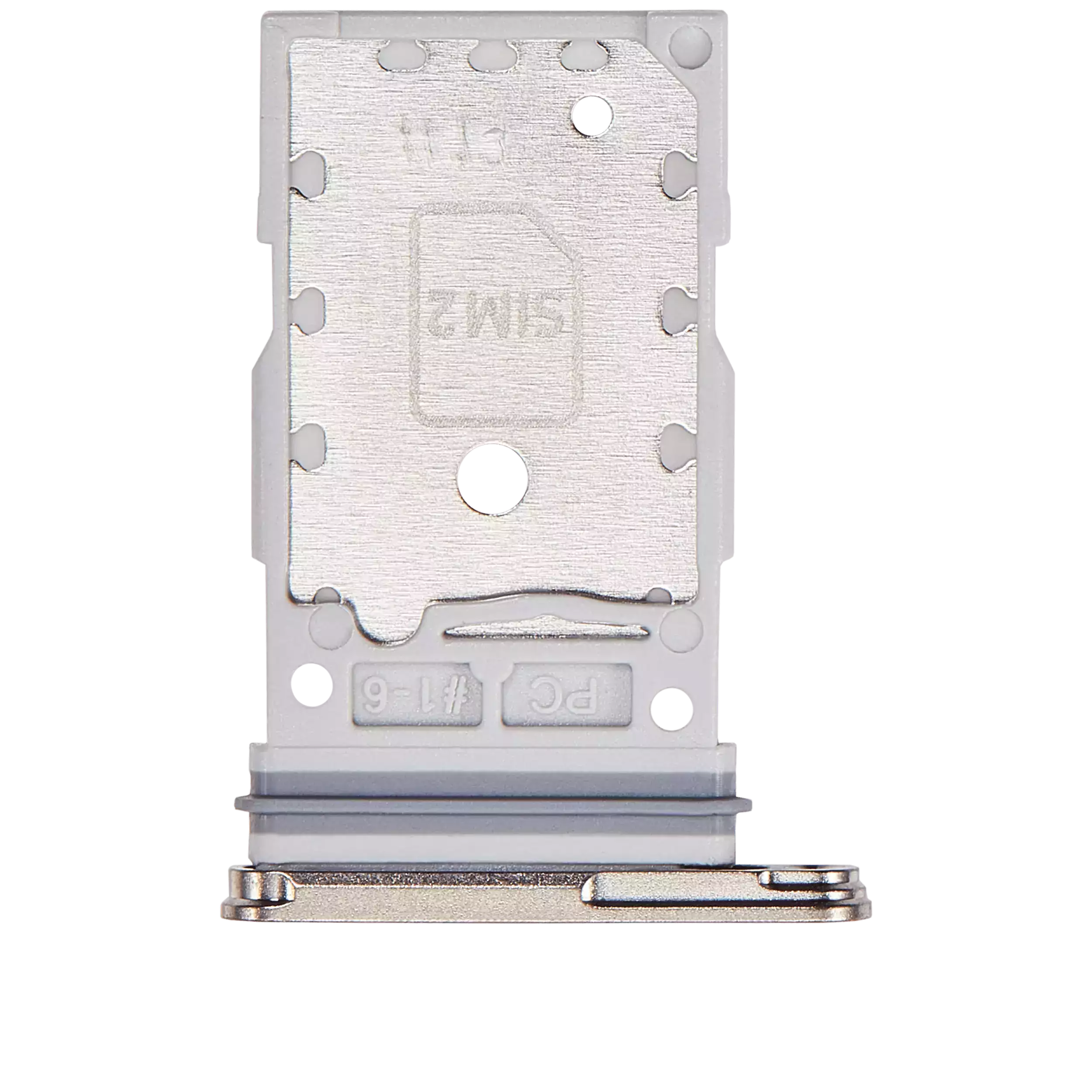 Dual Sim Card Tray For Samsung Galaxy S24 Ultra 5G (Premium) (Titanium Gray) - Image 3