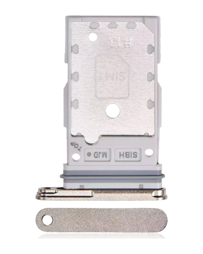 Dual Sim Card Tray For Samsung Galaxy S24 Ultra 5G (Premium) (Titanium Gray)