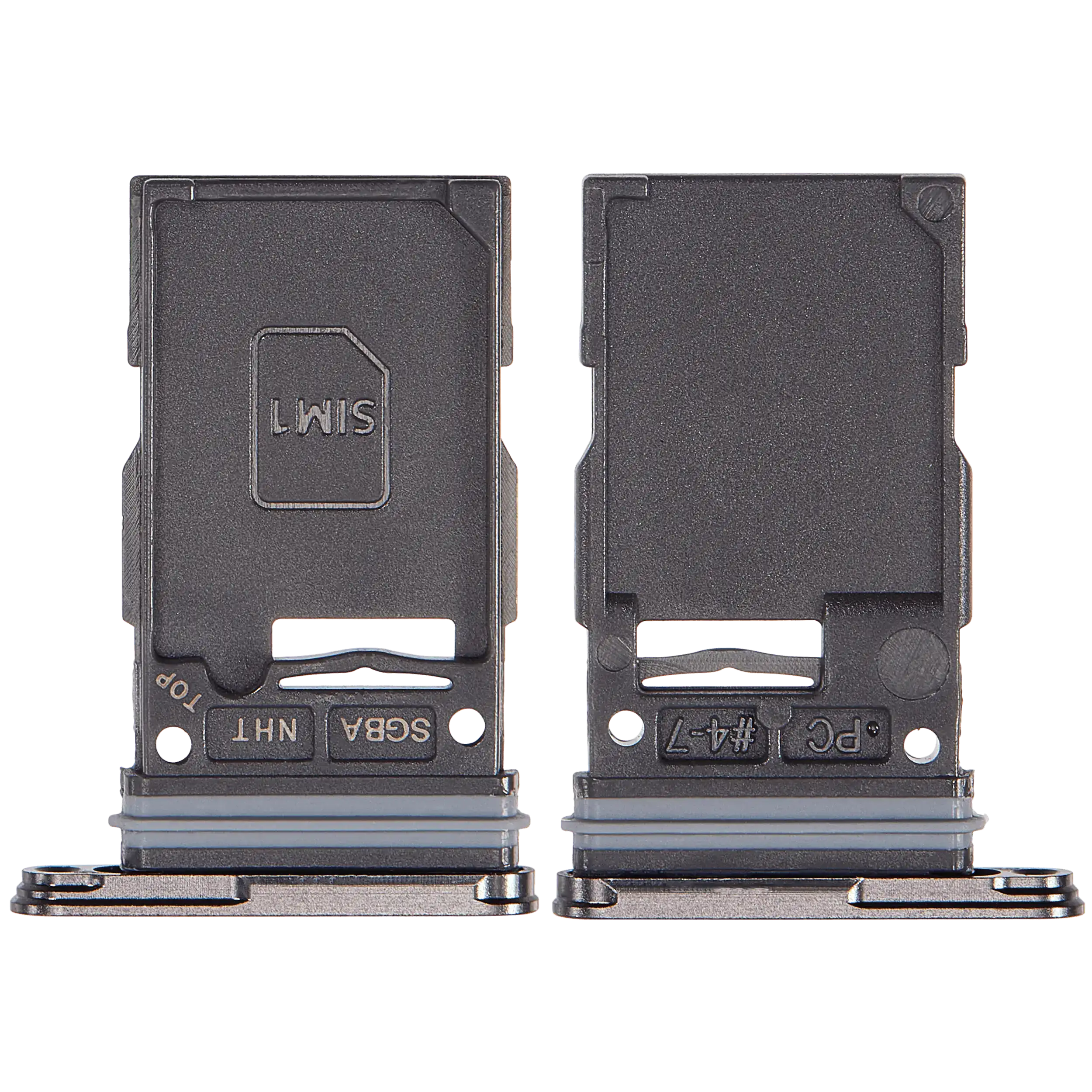 Single Sim Card Tray For Samsung Galaxy S24 FE 5G (Premium) (Graphite) - Image 2