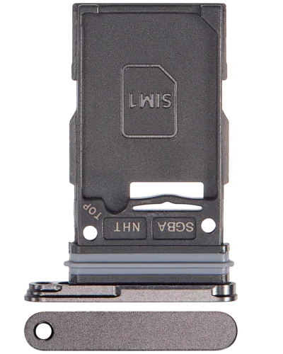 Single Sim Card Tray For Samsung Galaxy S24 FE 5G (Premium) (Graphite)