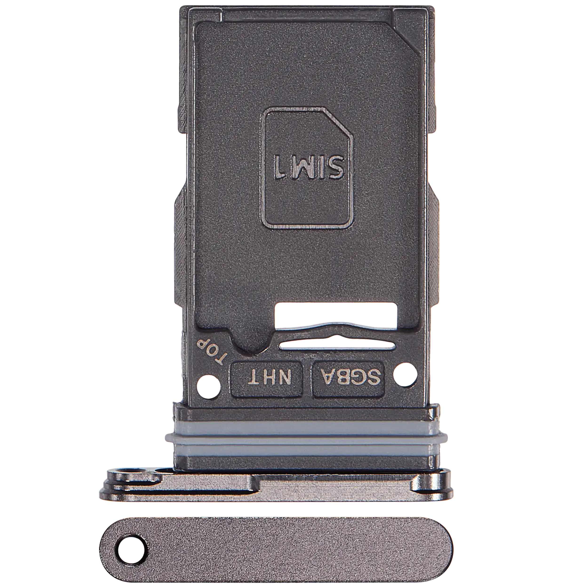 Single Sim Card Tray For Samsung Galaxy S24 FE 5G (Premium) (Graphite)