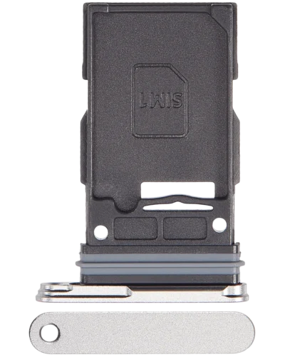 Single Sim Card Tray For Samsung Galaxy S24 FE 5G (Premium) (Gray)