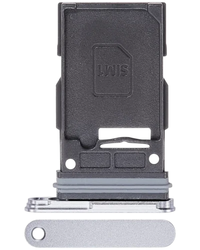 Single Sim Card Tray For Samsung Galaxy S25 / S25 Plus (Premium) (White)