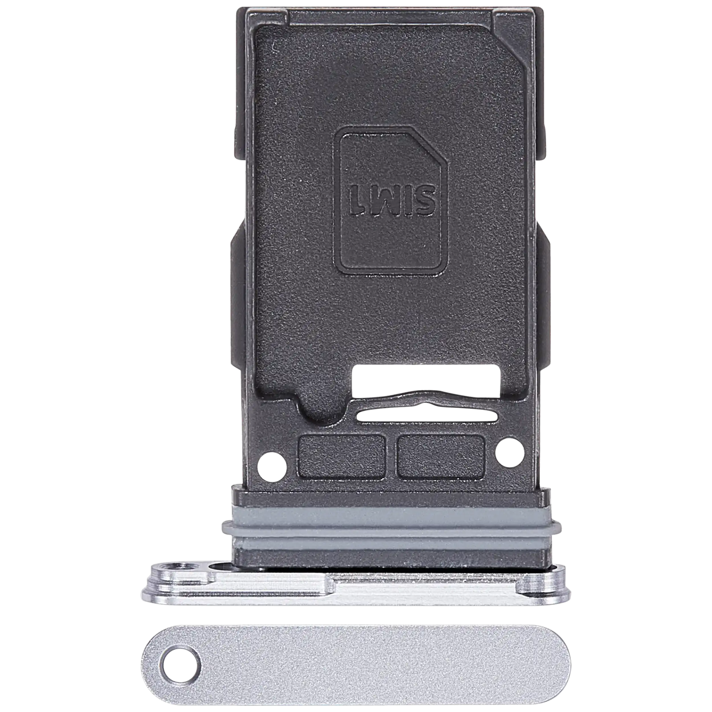 Single Sim Card Tray For Samsung Galaxy S25 / S25 Plus (Premium) (White)