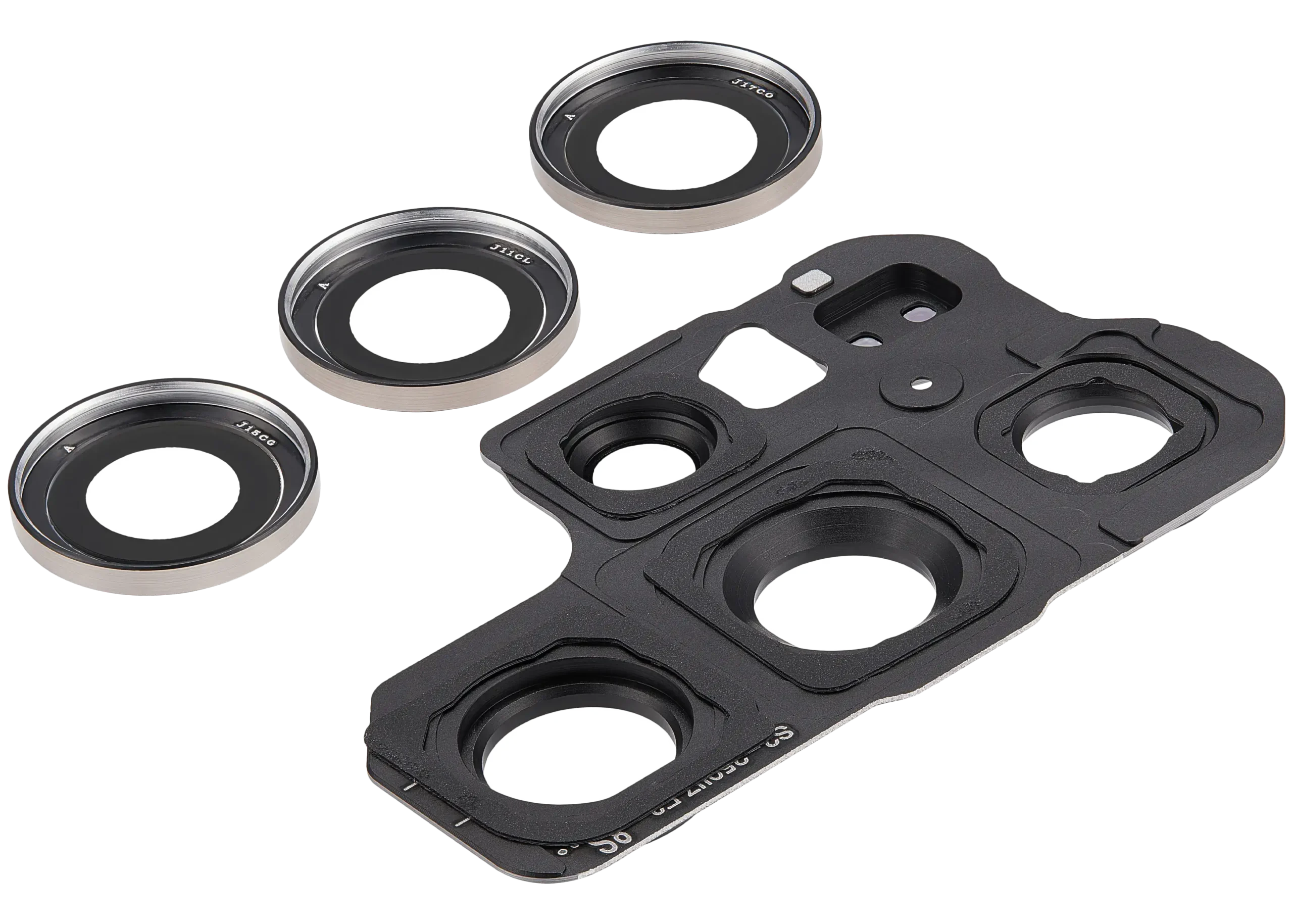 Back Camera Lens With Cover Bezel Ring For Samsung Galaxy S25 Ultra 5G (Titanium Jet Black) - Image 6