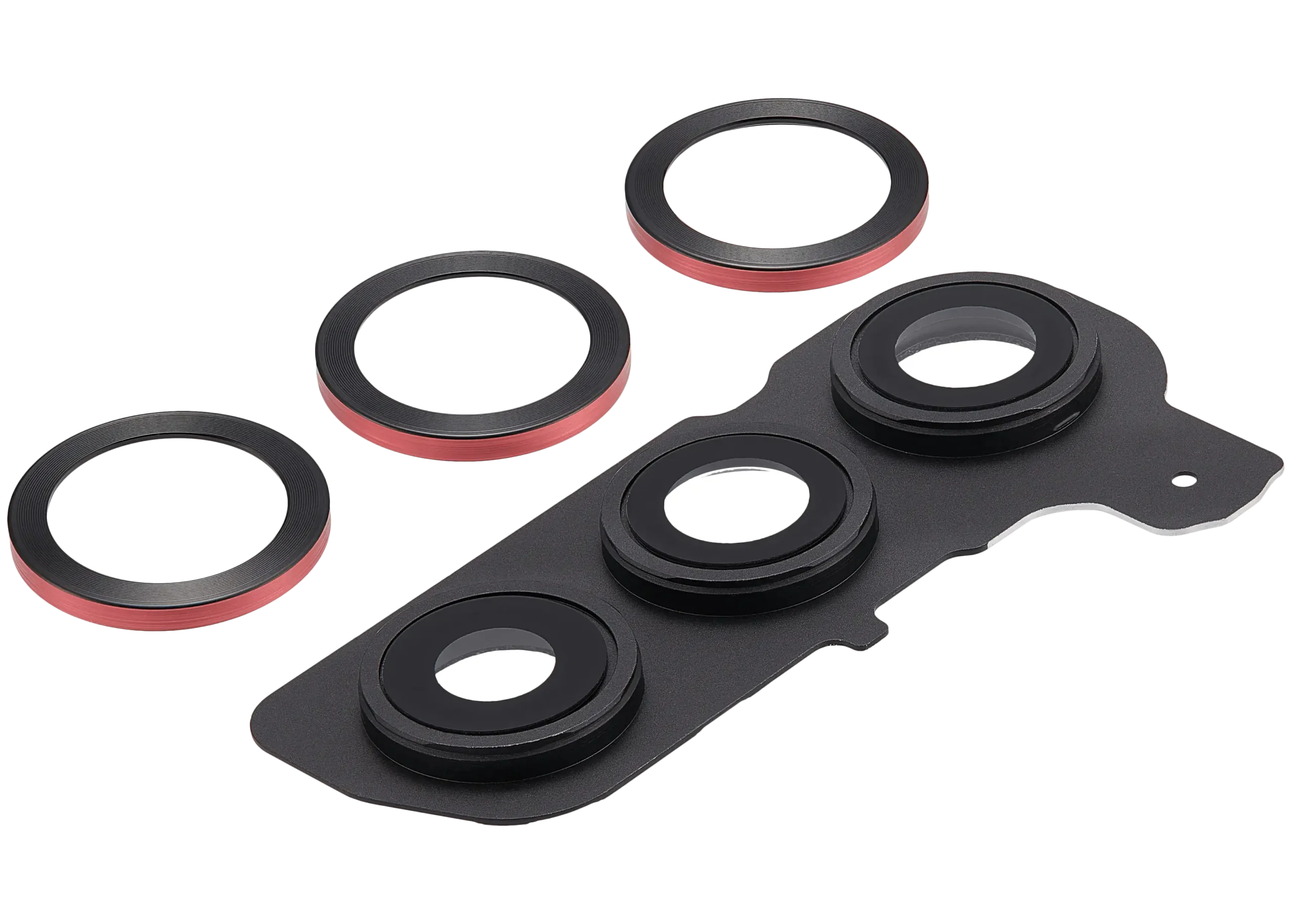 Back Camera Lens With Cover Bezel Ring For Samsung Galaxy S25 5G (Coral Red) - Image 5