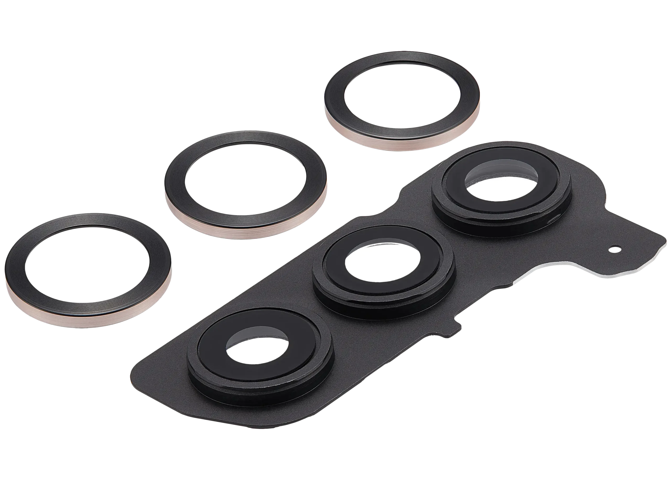 Back Camera Lens With Cover Bezel Ring For Samsung Galaxy S25 5G (Pink Gold) - Image 5