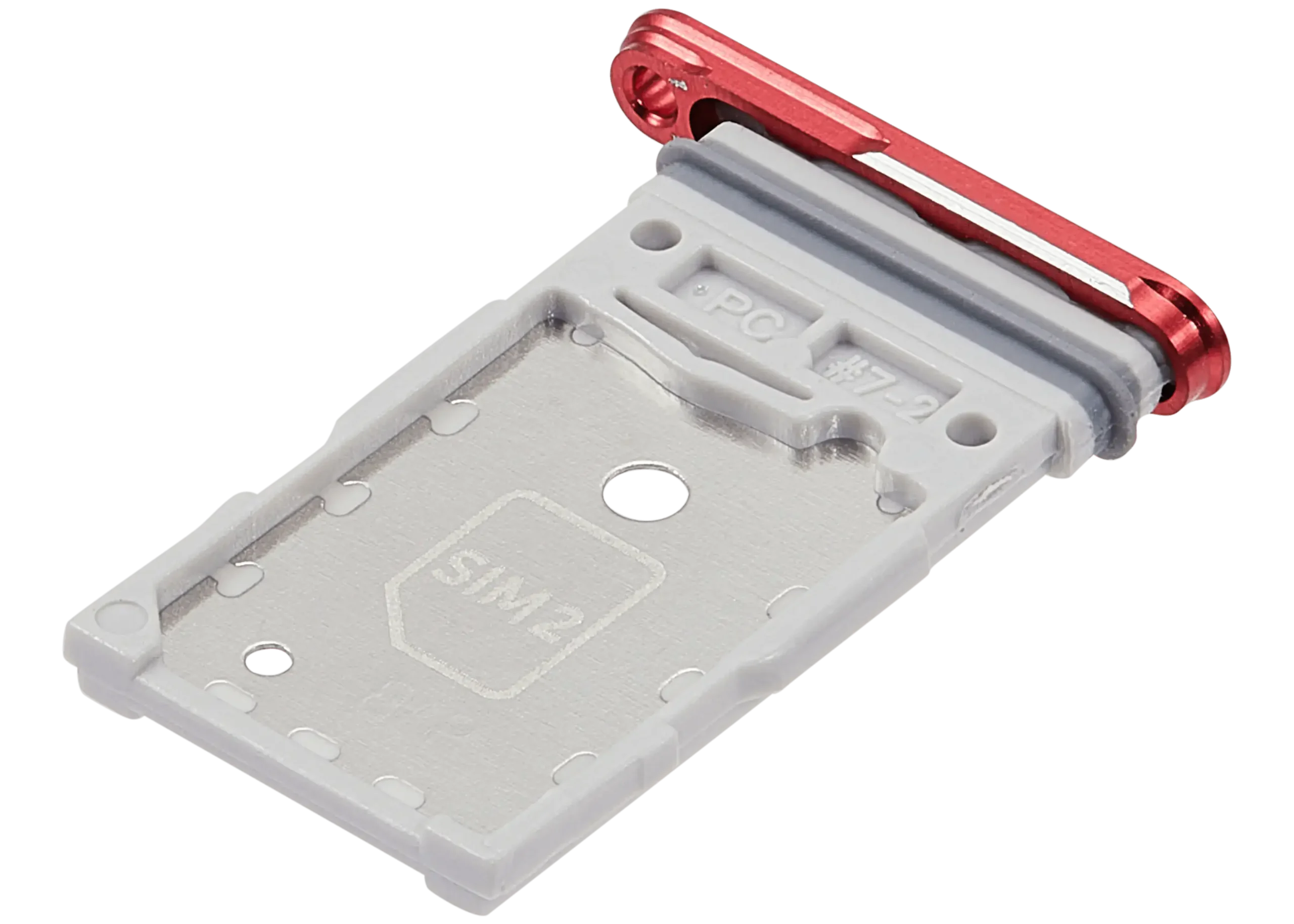 Dual Sim Card Tray For Samsung Galaxy S25 / S25 Plus (Premium) (Coral Red) - Image 5