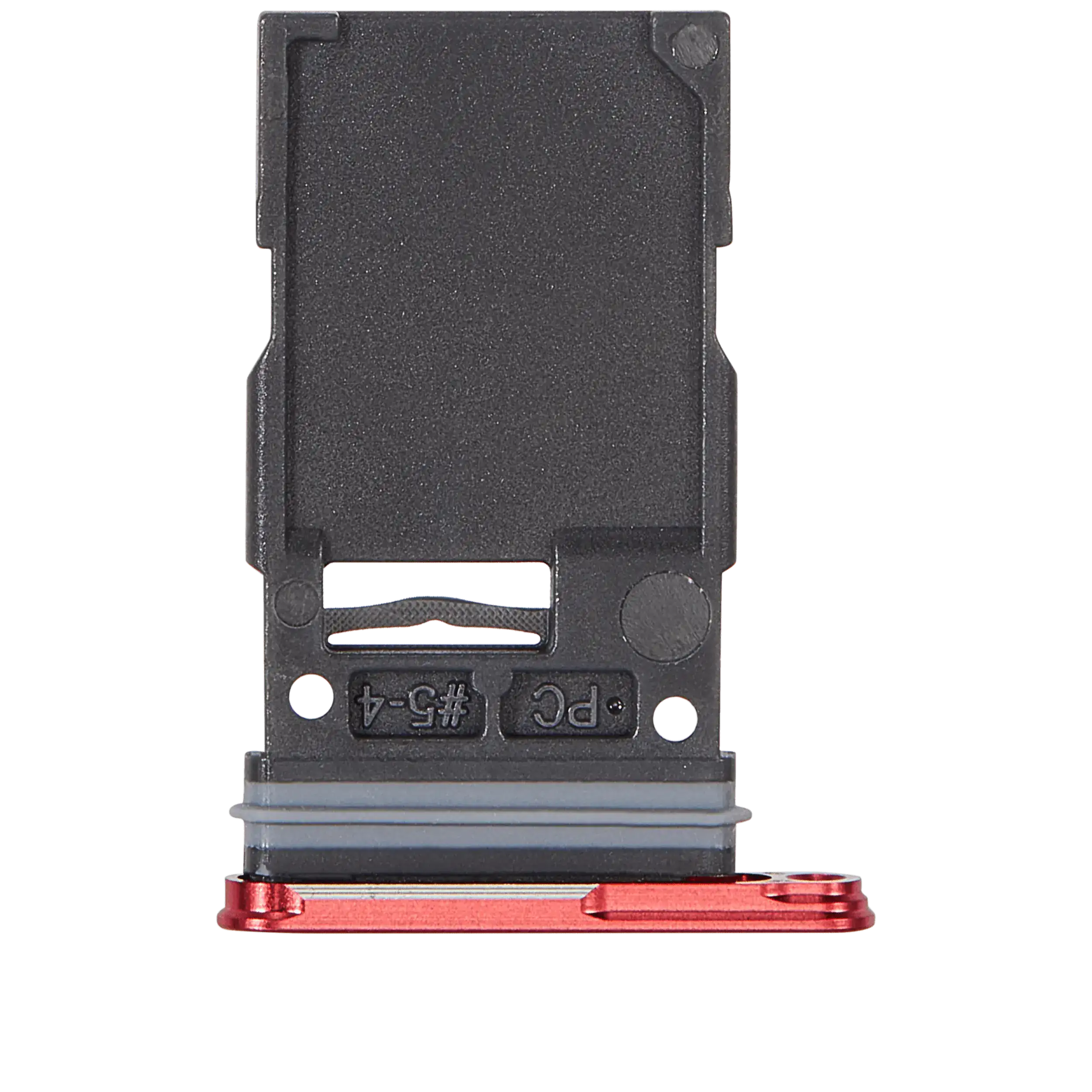 Single Sim Card Tray For Samsung Galaxy S25 / S25 Plus (Premium) (Coral Red) - Image 3