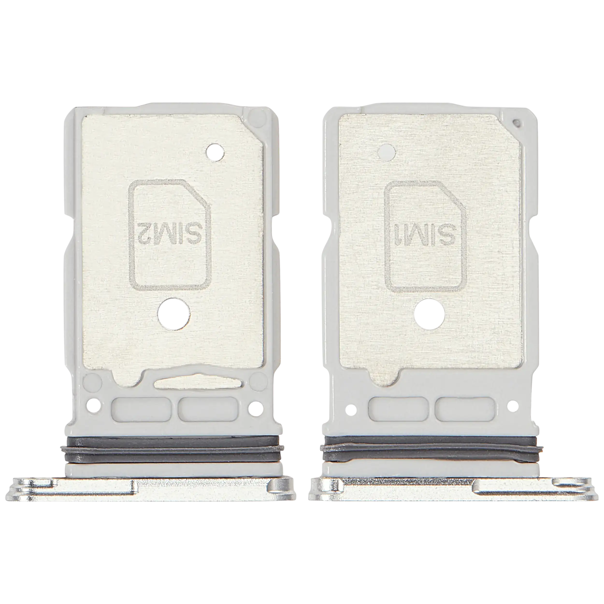 Dual Sim Card Tray For Samsung Galaxy S25 Ultra (Titanium White Silver) - Image 2
