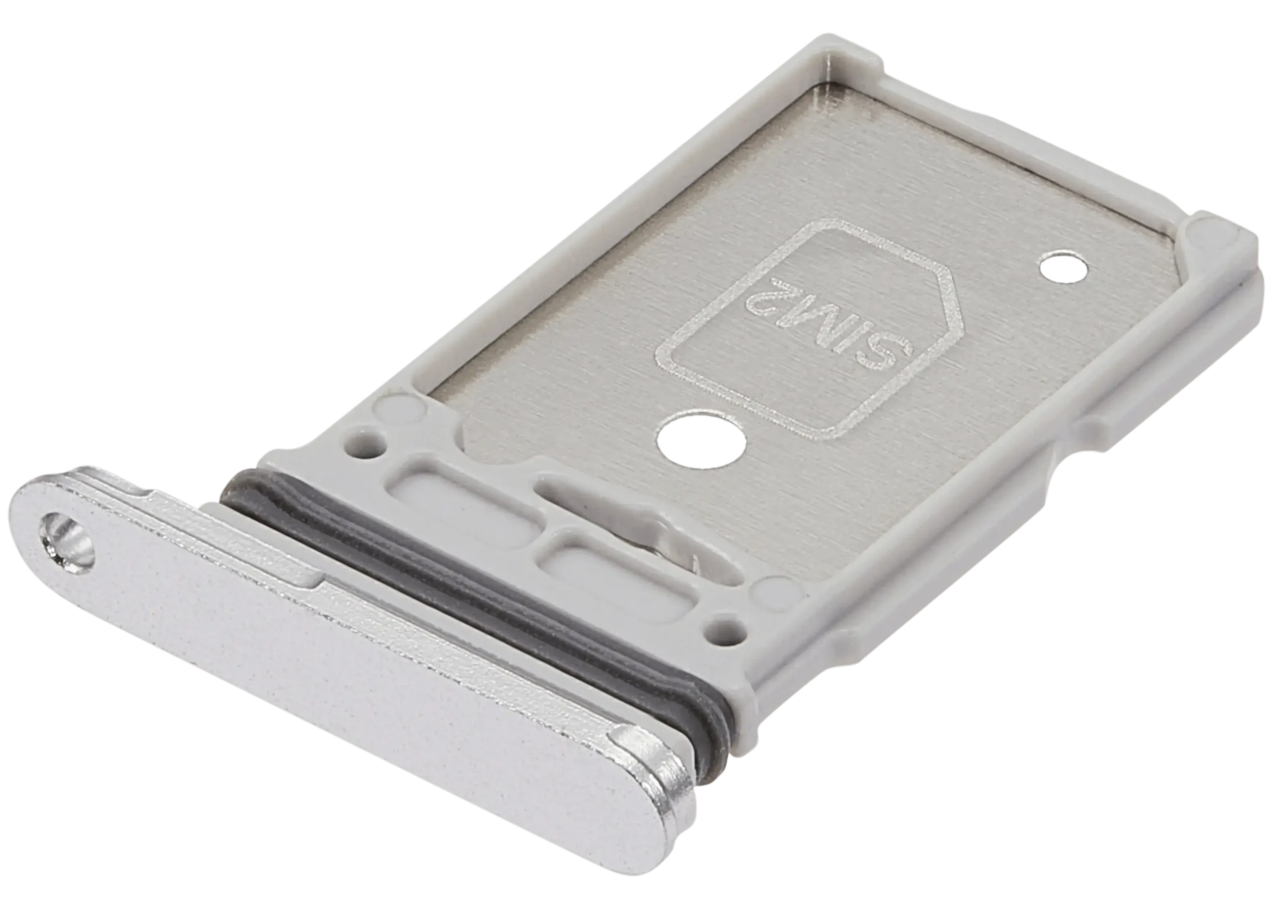 Dual Sim Card Tray For Samsung Galaxy S25 Ultra (Titanium White Silver) - Image 4