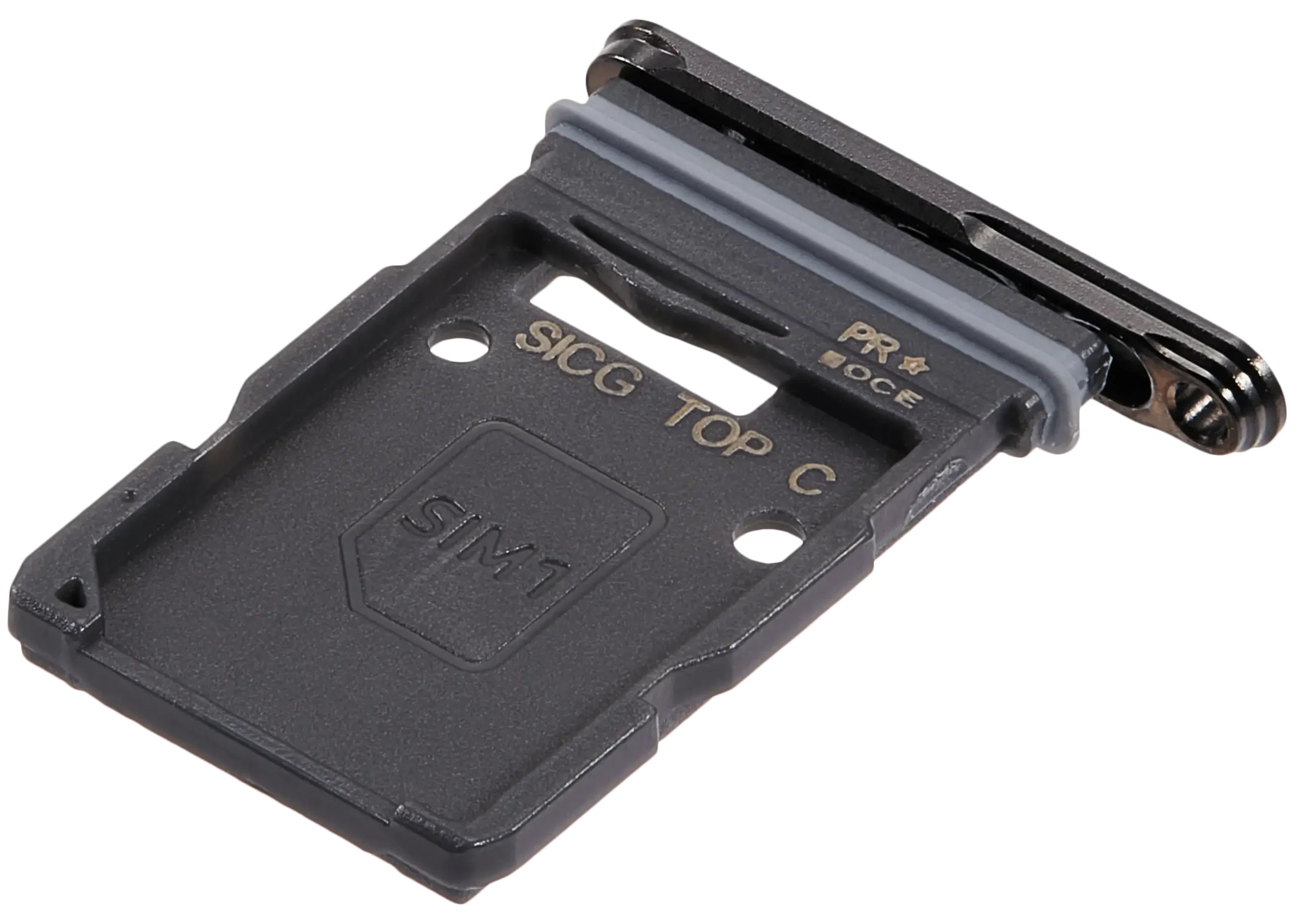 Single Sim Card Tray For Samsung Galaxy S25 Edge (S937) (Premium) (Titanium Jetblack) - Image 4
