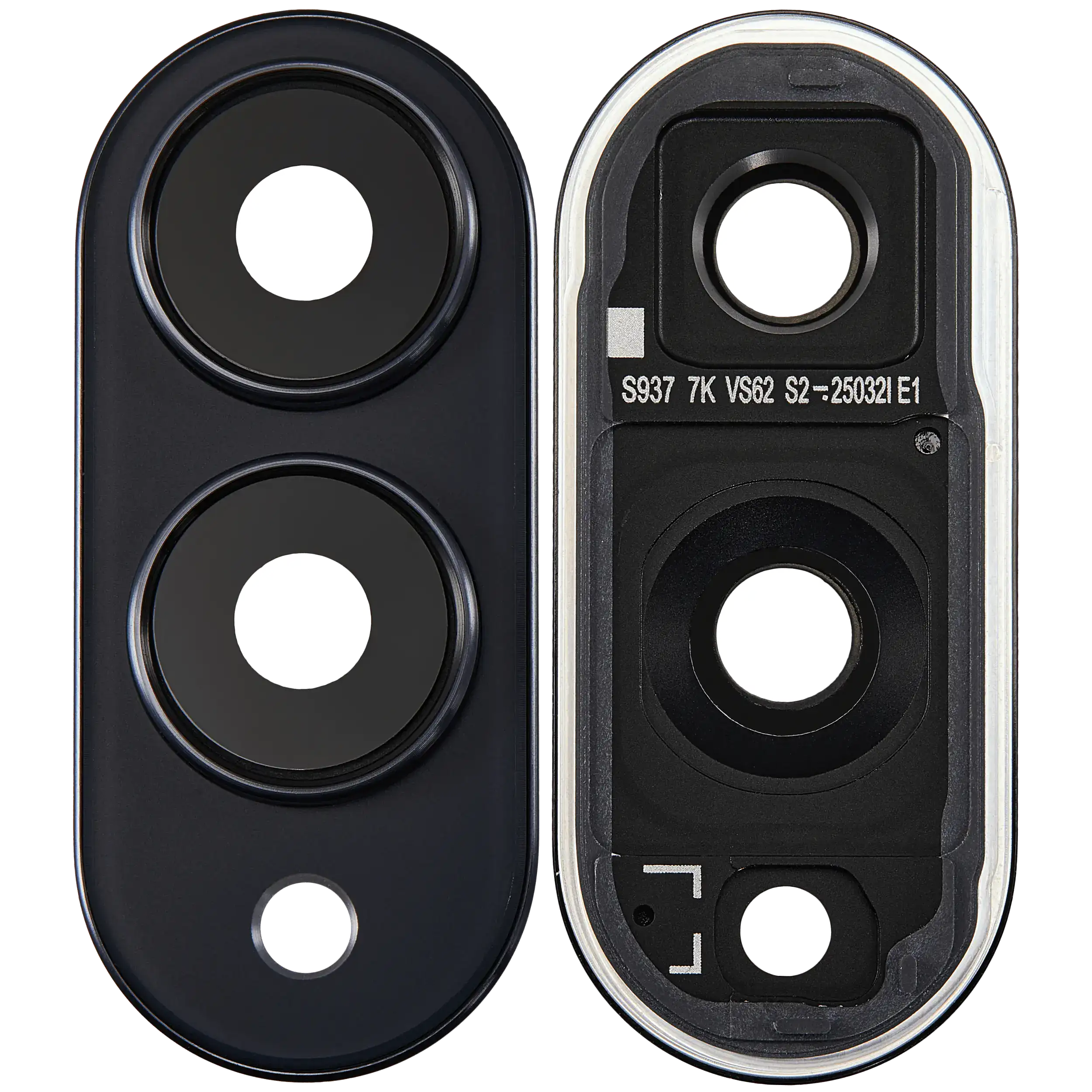 Back Camera Lens With Cover Bezel Ring For Samsung Galaxy S25 Edge (S937) (Titanium Jetblack) - Image 2