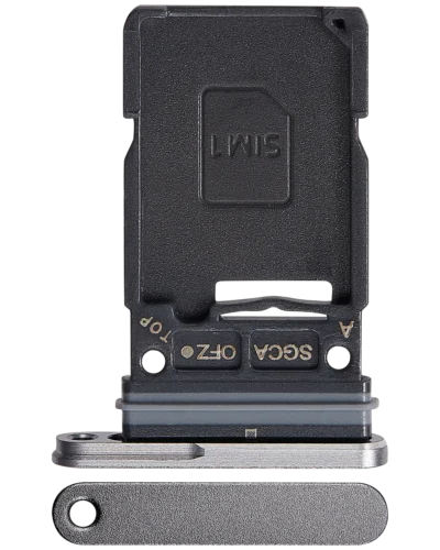 Single Sim Card Tray For Samsung Galaxy S25 FE 5G (Gray) (Premium)
