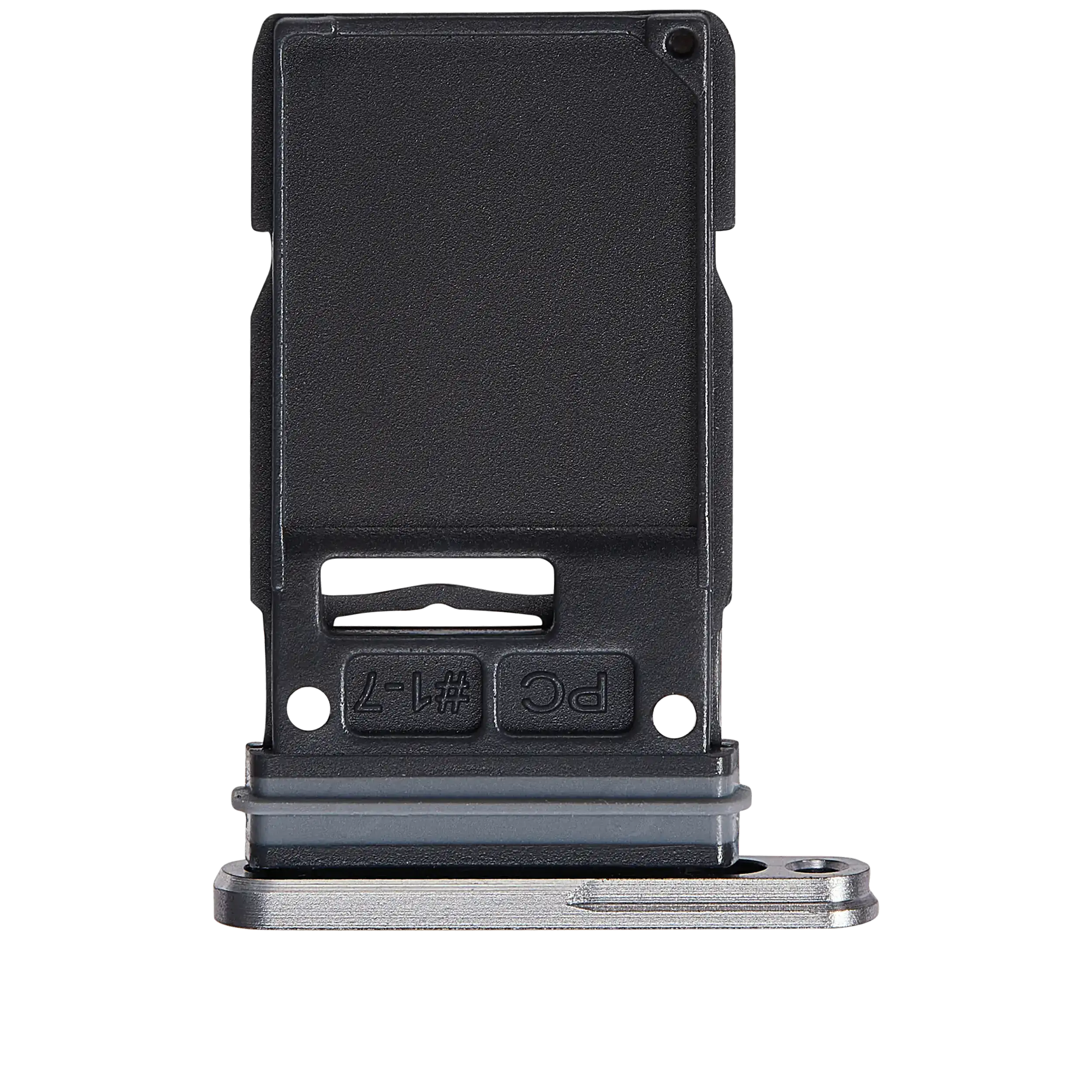 Single Sim Card Tray For Samsung Galaxy S25 FE 5G (Gray) (Premium) - Image 3