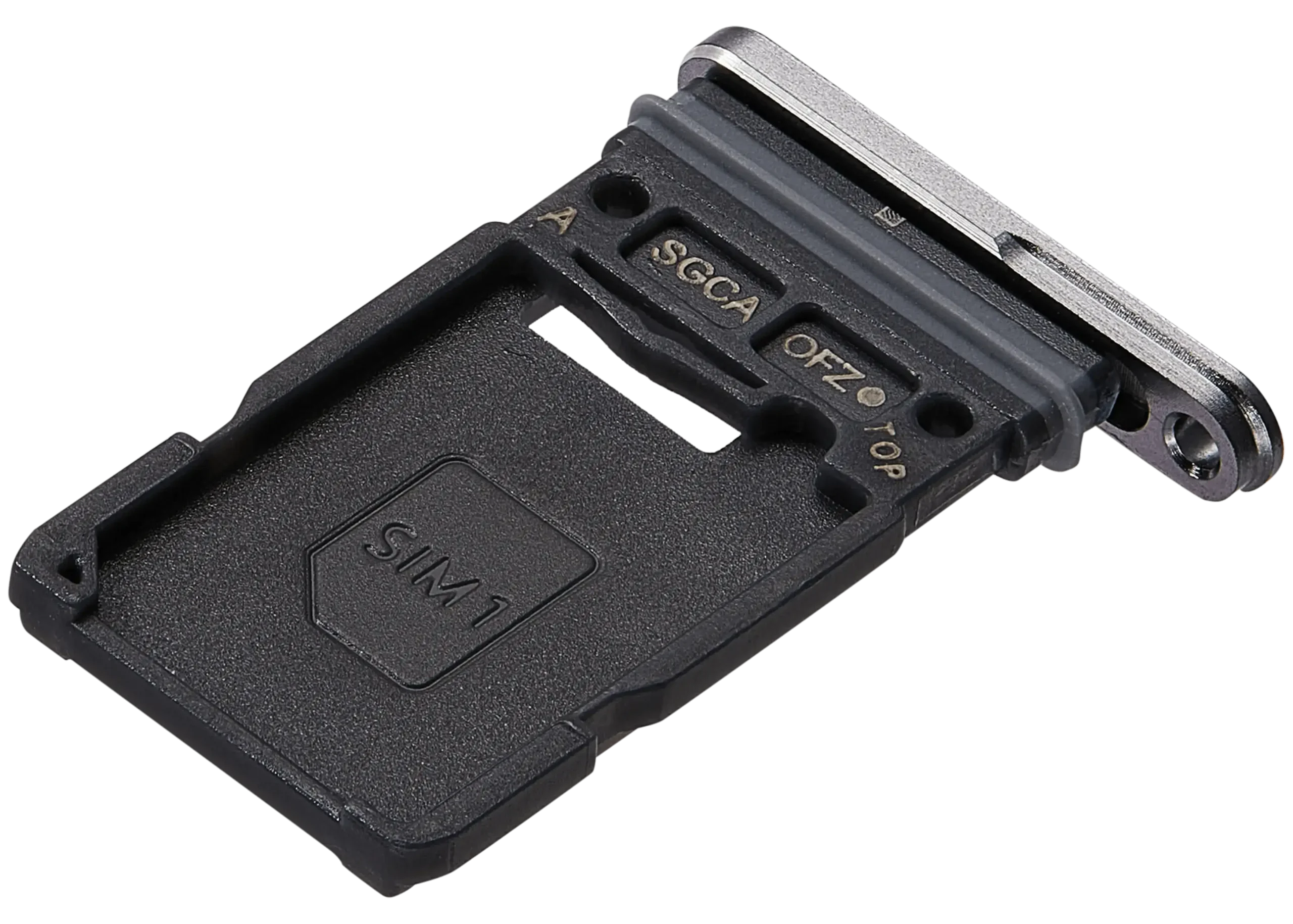 Single Sim Card Tray For Samsung Galaxy S25 FE 5G (Gray) (Premium) - Image 5