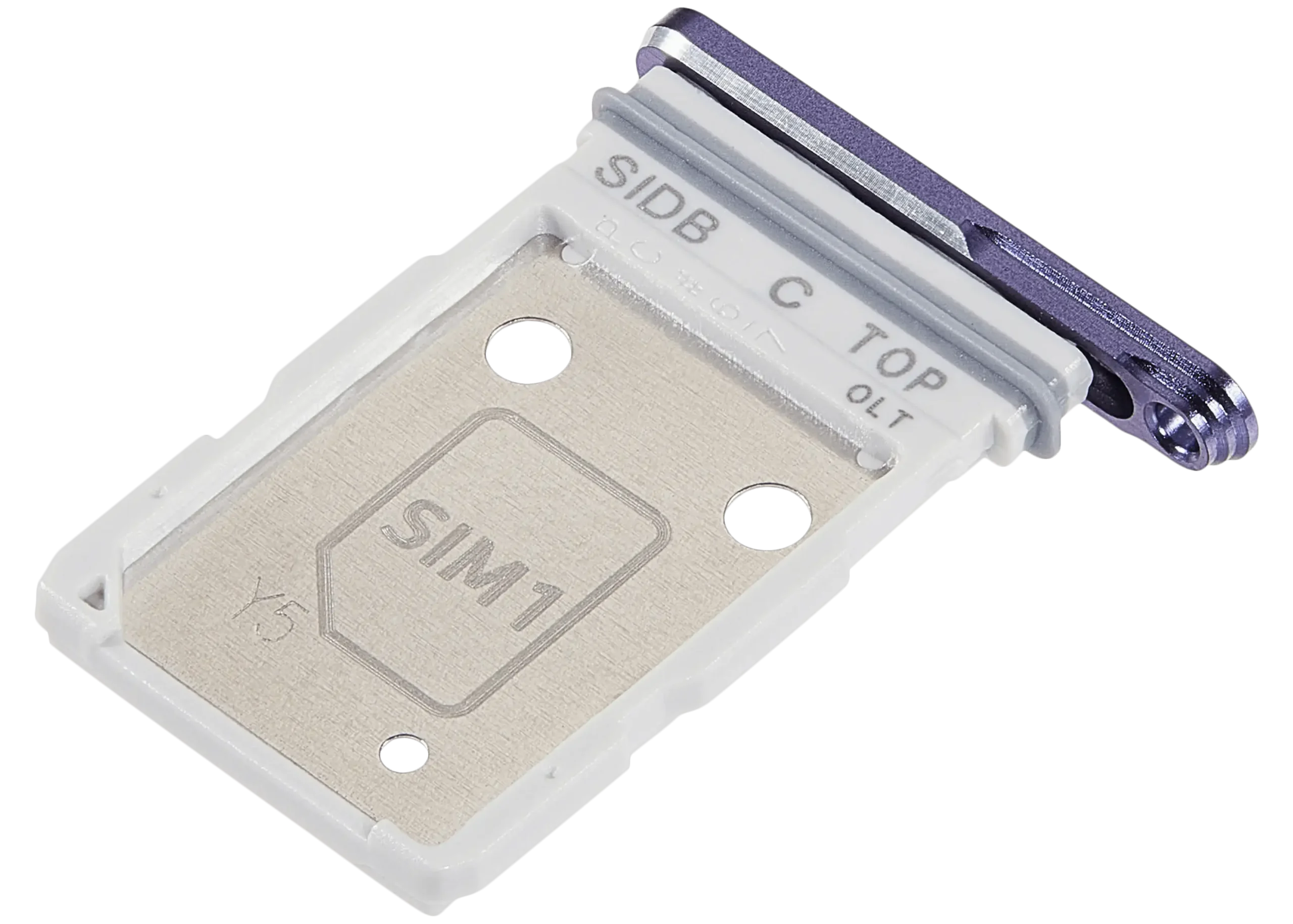 Dual Sim Card Tray For Samsung Galaxy S26 (S942) (Cobalt Violet) - Image 4