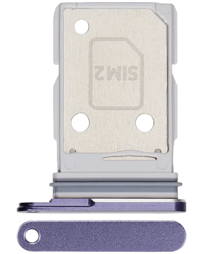 Cobalt Violet Galaxy S26 Ultra dual SIM card tray
