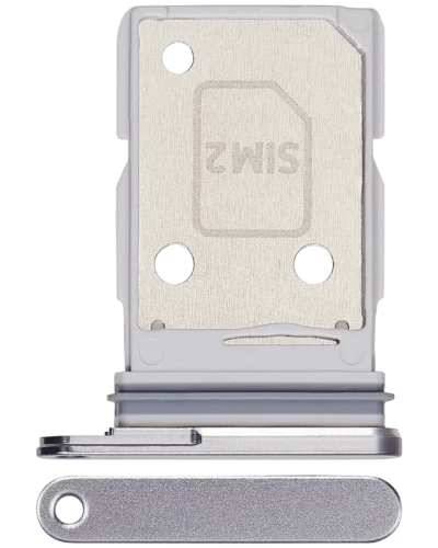 Silver Shadow Galaxy S26 Ultra dual SIM card tray