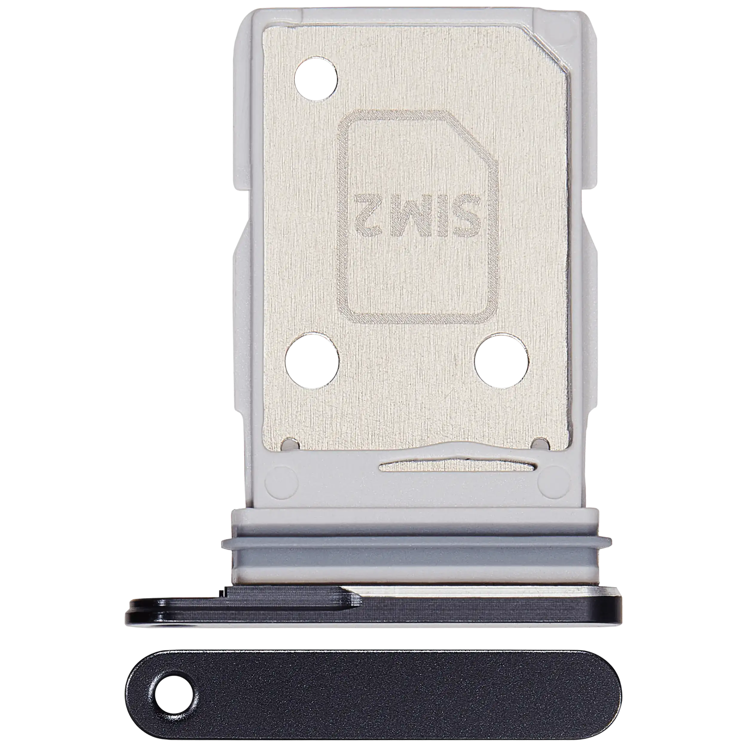 Black Galaxy S26 Ultra dual SIM card tray
