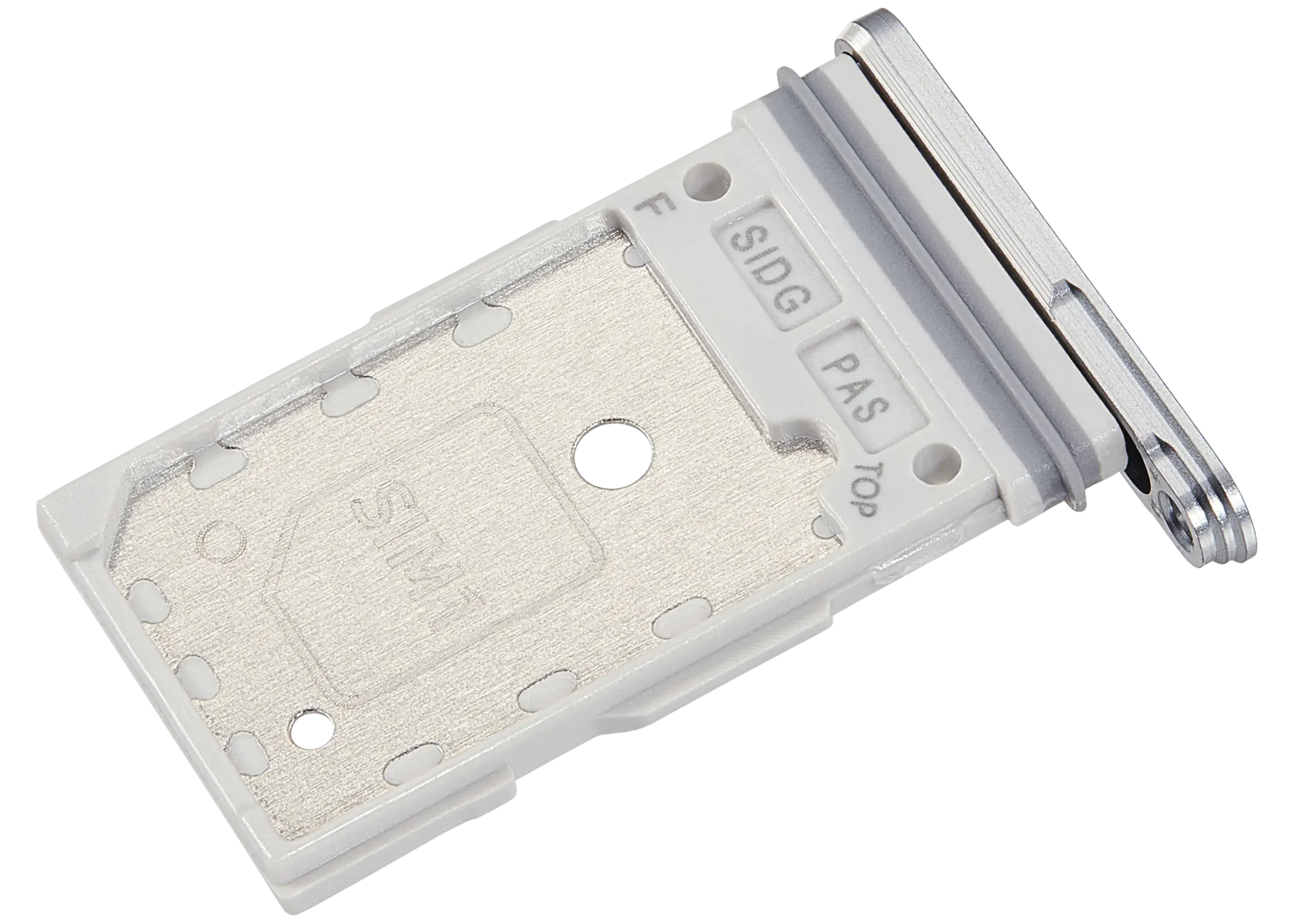 Dual Sim Card Tray For Samsung Galaxy S26 Plus (S947) (Silver Shadow) - Image 4