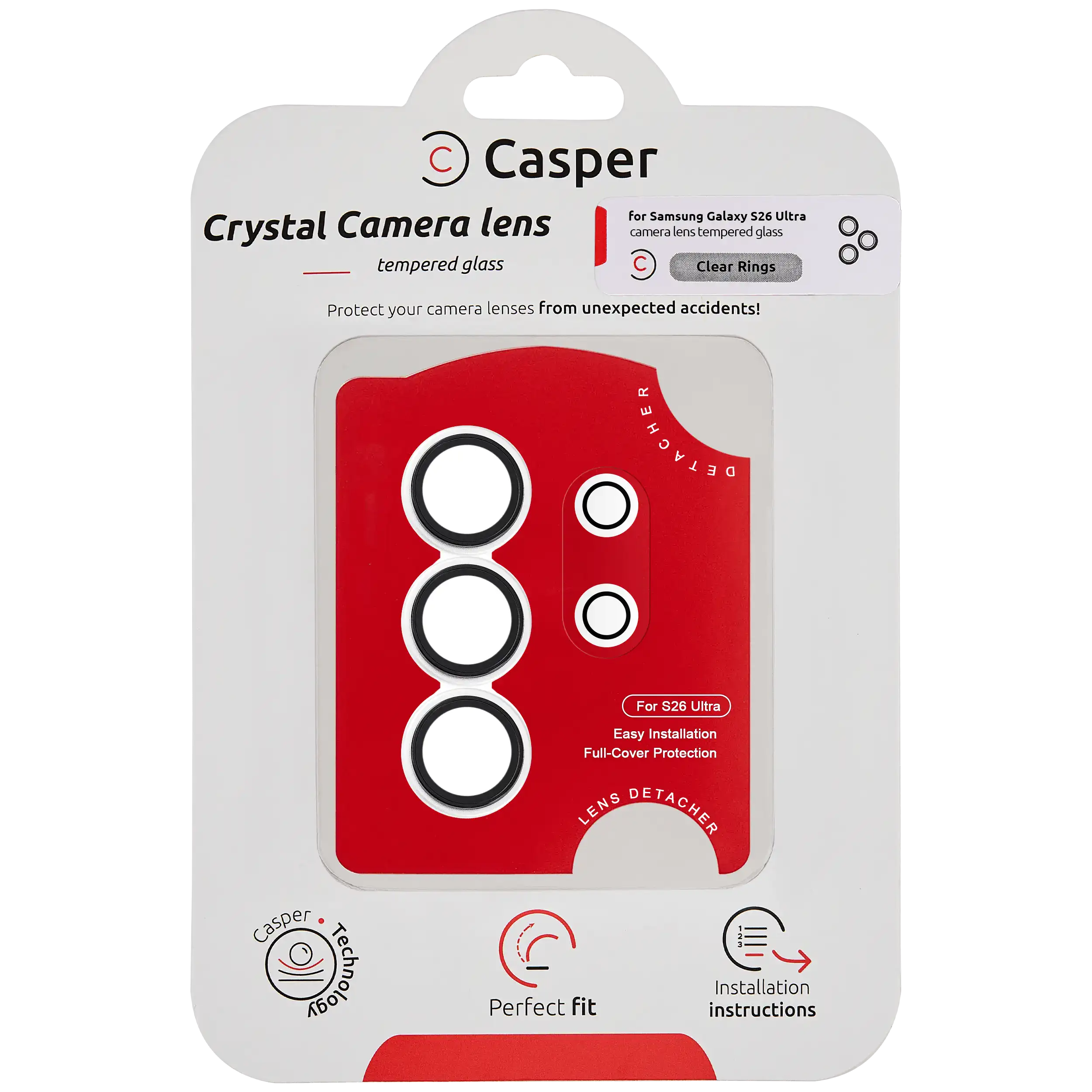 Casper Snap Galaxy S26 Ultra tempered glass – view 3