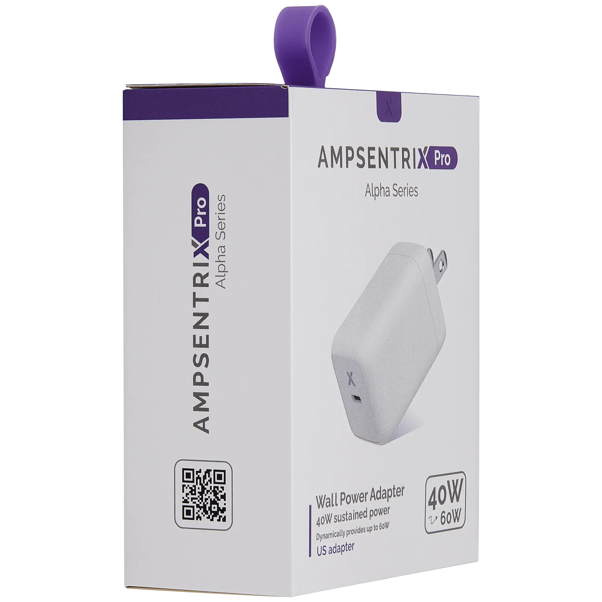 AmpSentrix 40W USB-C Wall Adapter (110V / US Plug) - Image 8