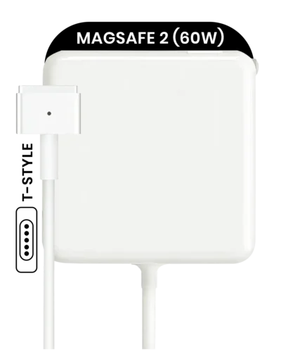 Apple 45W MagSafe 2 Wall Adapter (T-Style) (OEM Brand New, Bulk Packaging)