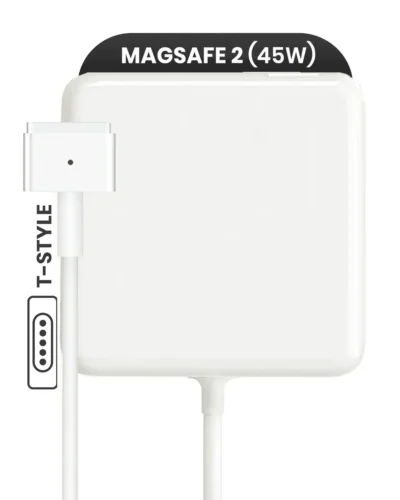 Apple 45W MagSafe 2 Wall Adapter (T-Style) (OEM Grade A/B, Bulk Packaging)