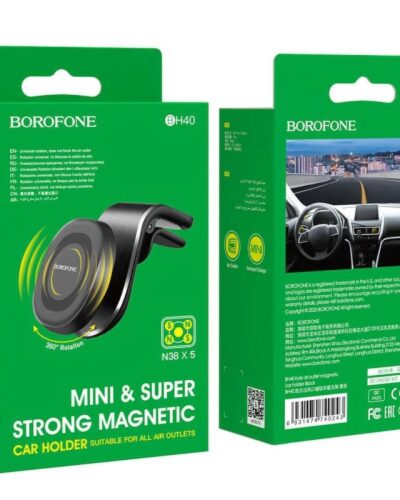 Borophone BH40 - Magnetic Car Mount w/ Clamp (Air Vent)