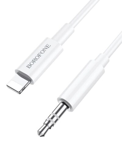BOROPHONE - Lightning to Aux Dongle - White