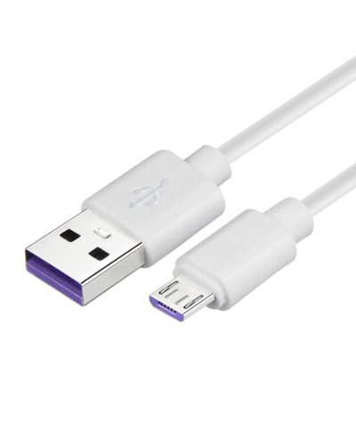Micro-USB to USB (3FT) (V9) - White