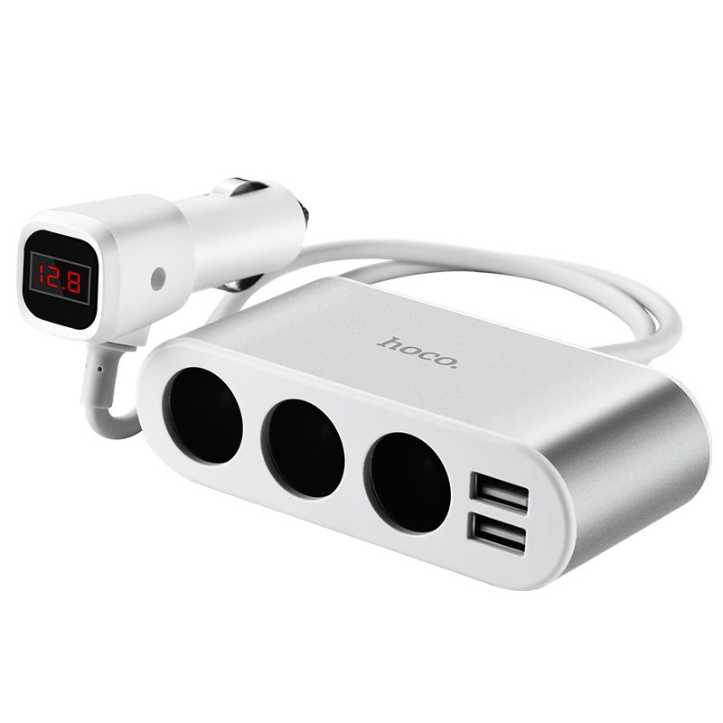HOCO Car Charge Bar - Z13 - 2-USB-A / 3-12V