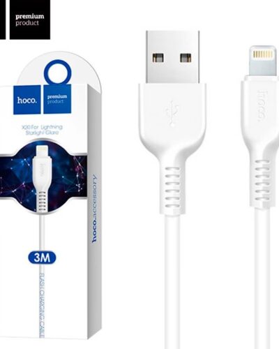 Hoco X20 - Lightning Cable - 10FT - White