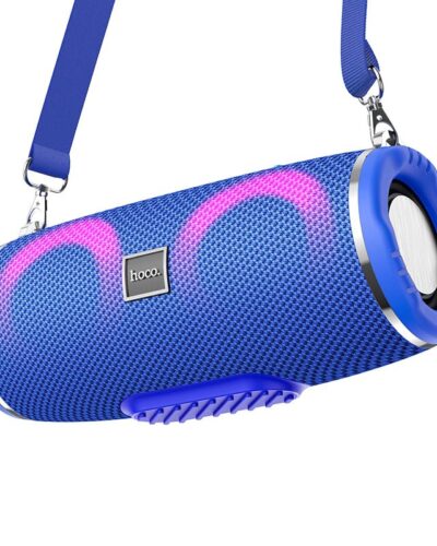 HOCO HC12 - Speaker w/ Mic + Color-LEDs (Water-Resist) - Blue