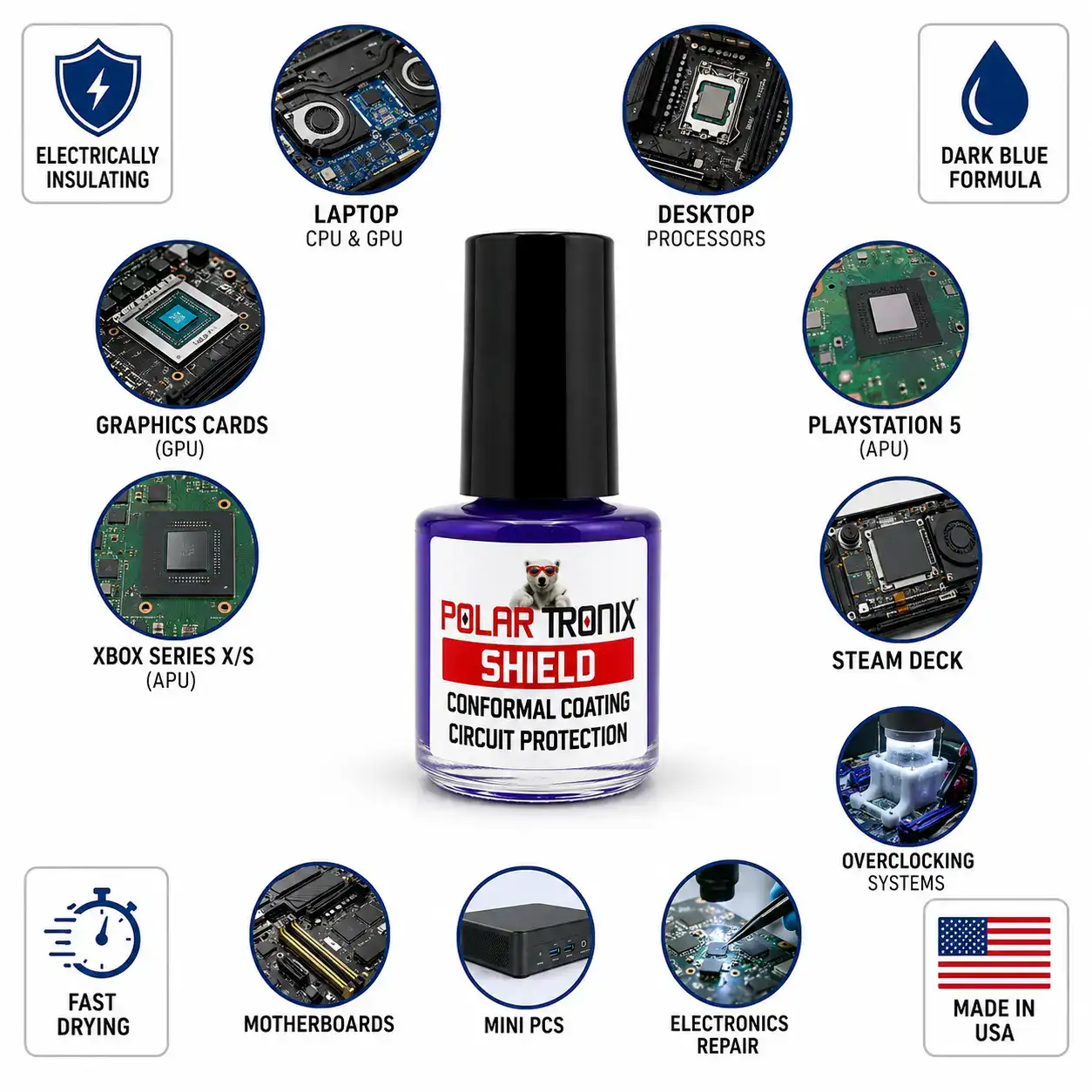 Liquid Metal Shield 5ml LM Shield Conformal Coating - Circuit Board Protector (PolarTronix) - Image 2