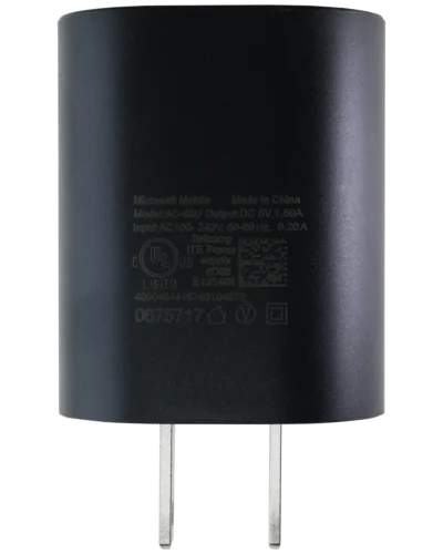 USB Type A Microsoft Wall Power adapter (100-240v) (OEM Grade New)