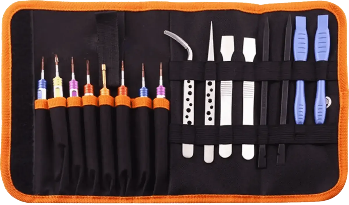16-in-1 Electronics Repair Tool Kit With Carrying Pouch - Image 6