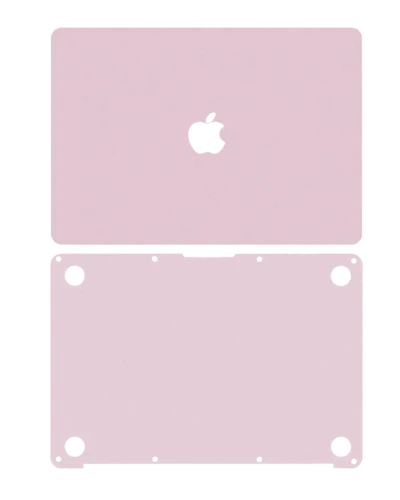 2-in-1 (Top, Bottom) Skin For MacBook 12" A1534 (2015-2017) (Rose Gold)