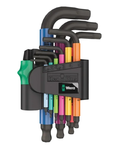 950 Hex Plus Multicolor Metric L-Key Set (9 Piece) (Wera)