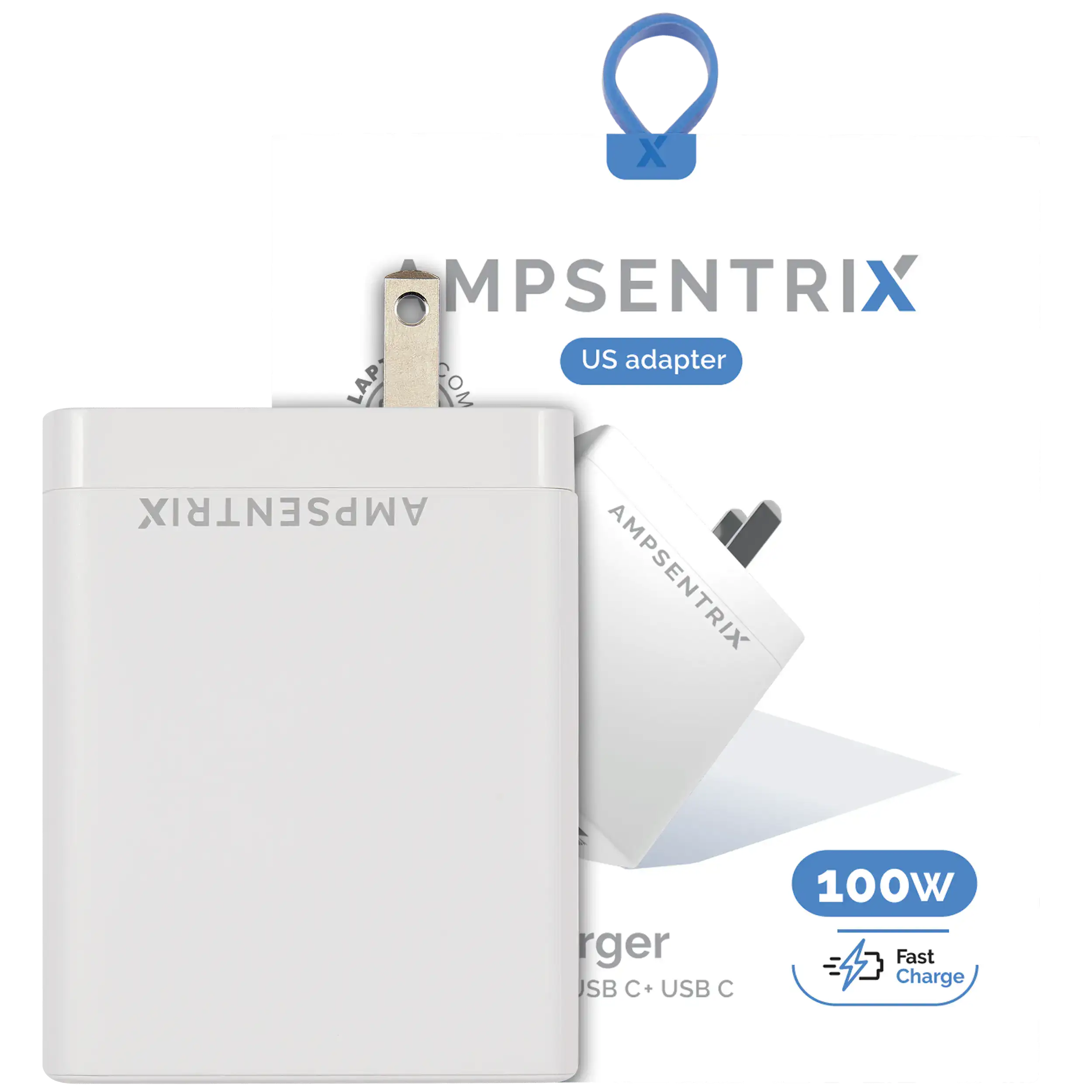 AmpSentrix 100W 4-Port (USB-C + USB-A) - Image 2